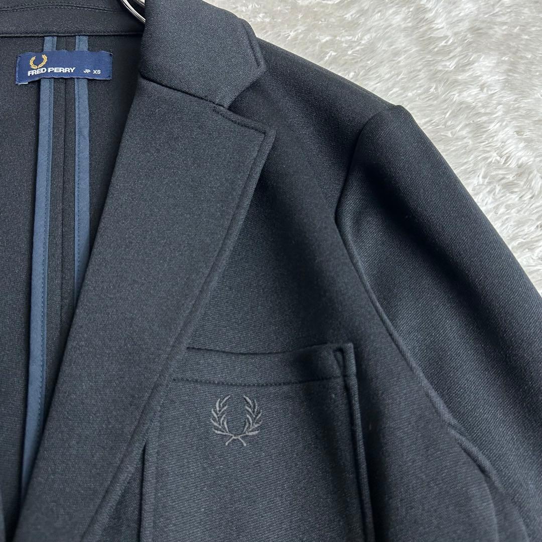Fred Perry フレッドペリー 刺繍テーラードジャケット F2411 XS