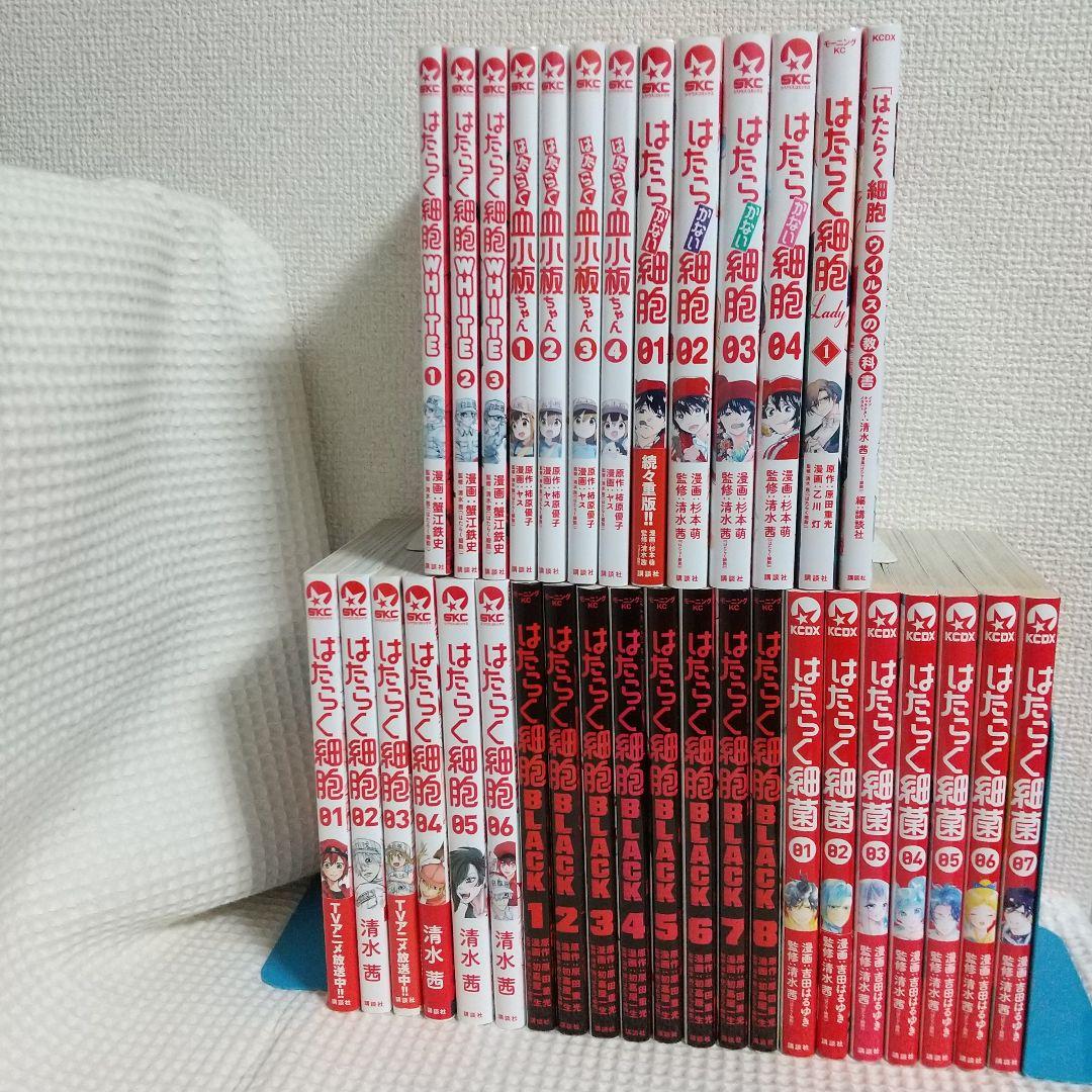 「 はたらく細胞 」1～6、 他関連本 28 冊(含レンタル落ち)