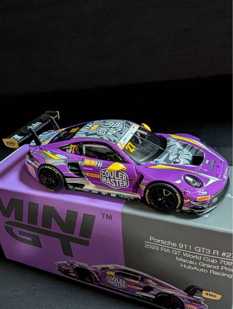 MINIGT ポルシェ 911 GT3 R 164 HudAuto Racing
