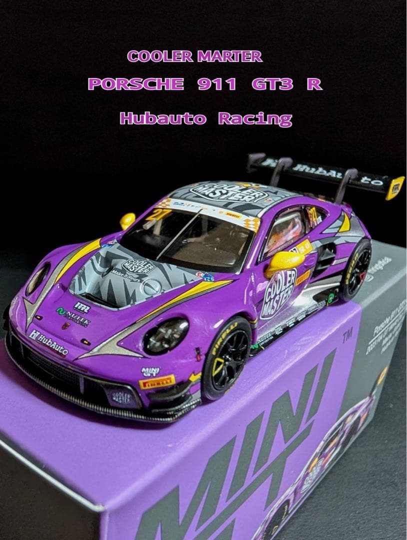 MINIGT ポルシェ 911 GT3 R 164 HudAuto Racing