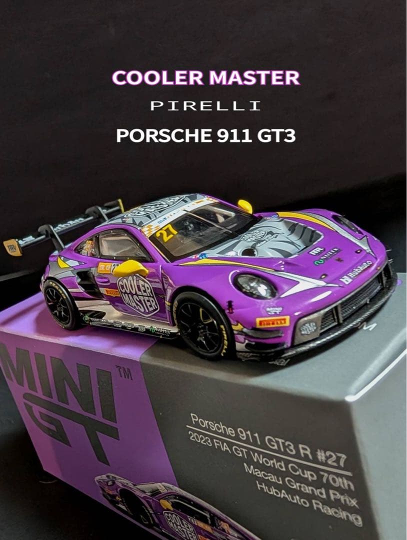 MINIGT ポルシェ 911 GT3 R 164 HudAuto Racing