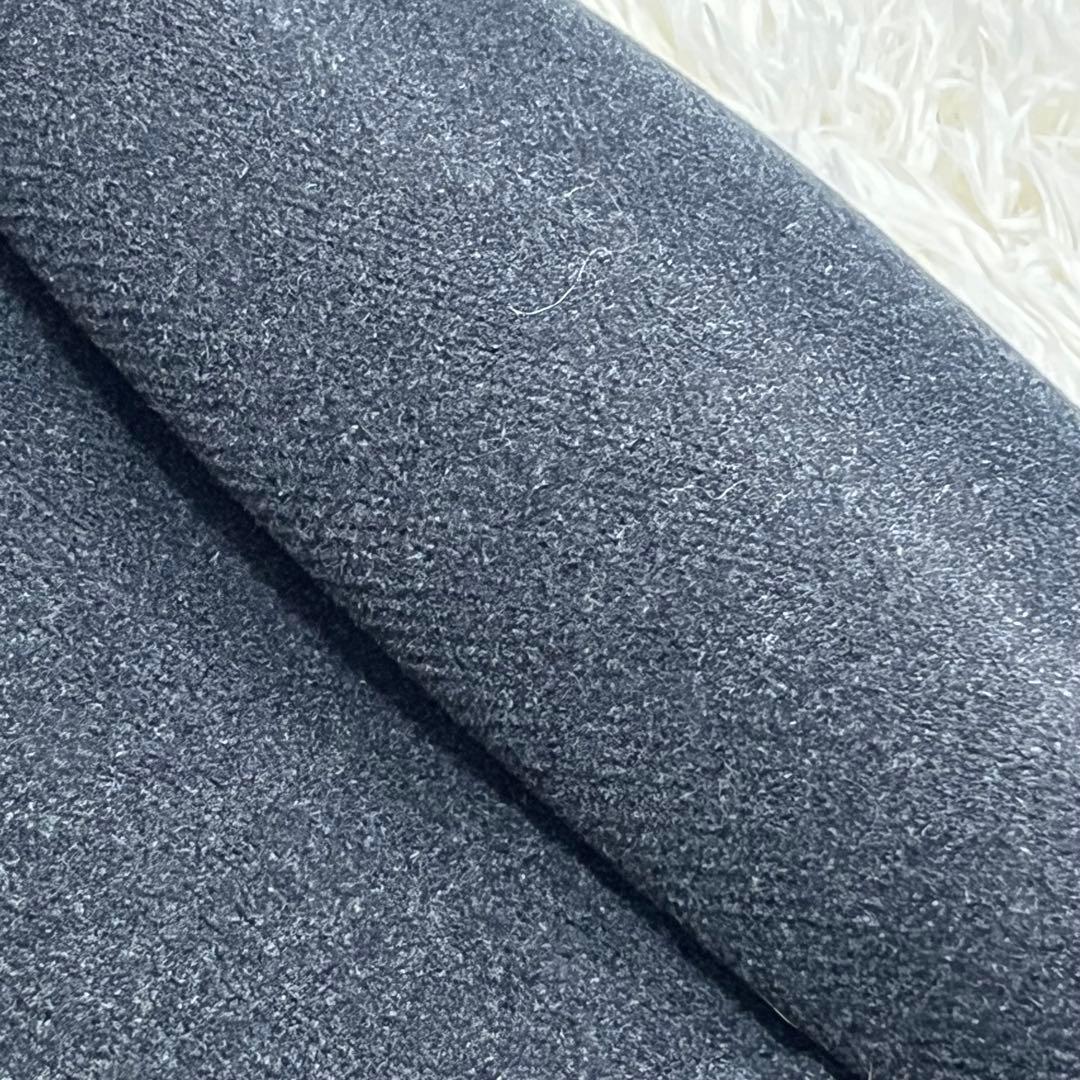 美品 バーバリー　ヘリンボーン ノバチェック　ダッフルコート　グレー　XL