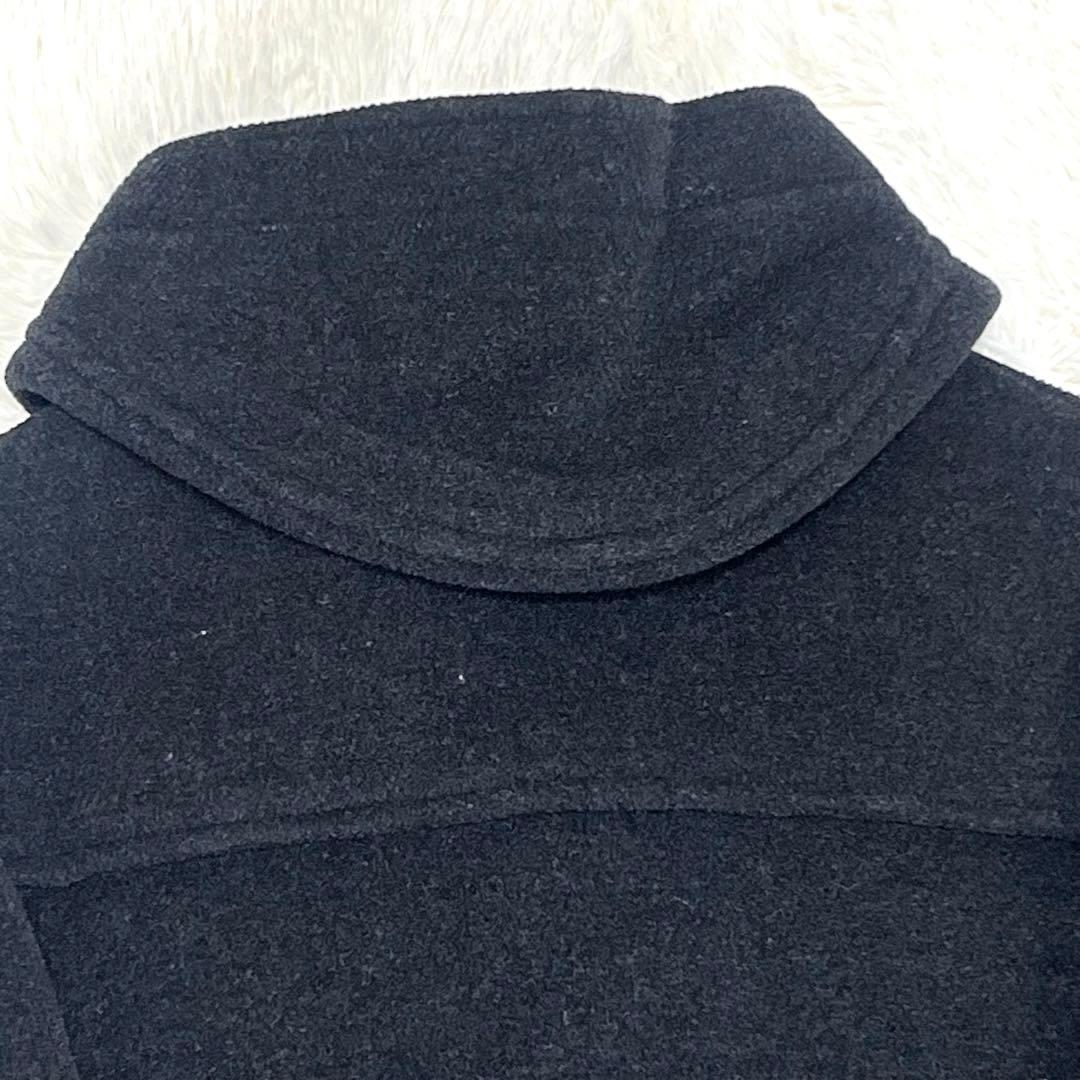 美品 バーバリー　ヘリンボーン ノバチェック　ダッフルコート　グレー　XL