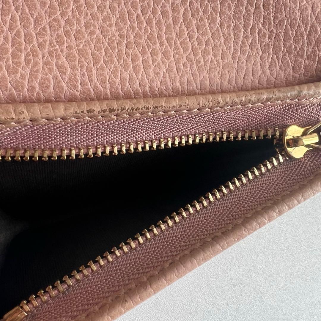 202 極上美品 GUCCI グッチ マーモント 2つ折り財布