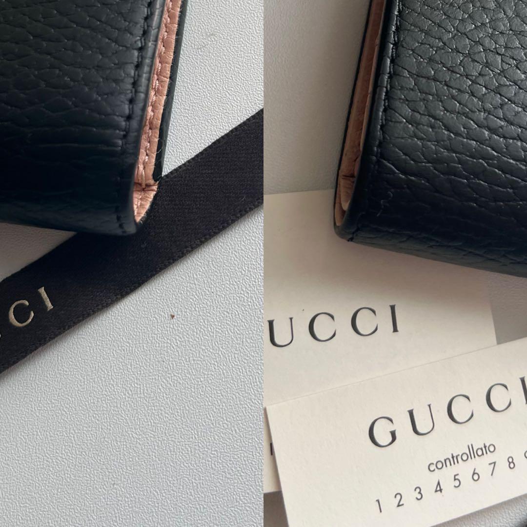 202 極上美品 GUCCI グッチ マーモント 2つ折り財布