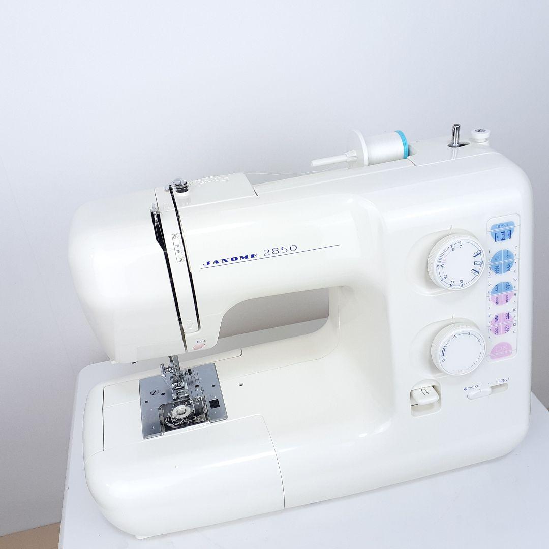 【美品】ジャノメ　電子ミシン本体　2850　メンテナンス済み