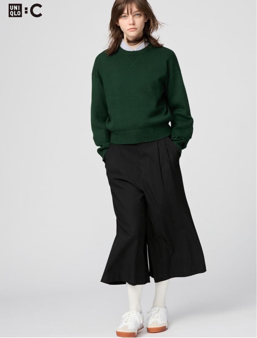 UNIQLO :C 黒 キュロット XLサイズ