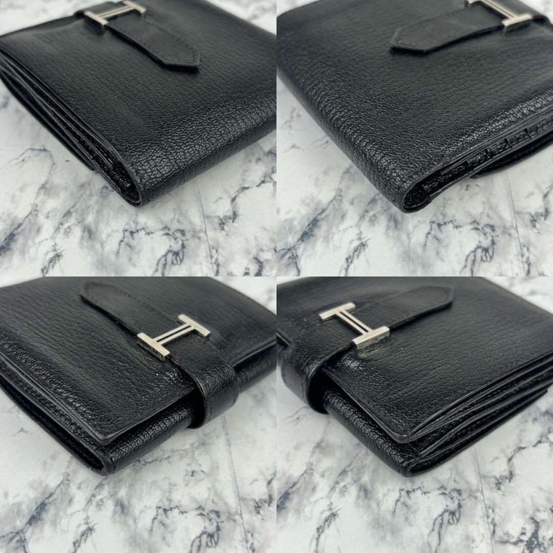 146 HERMES ベアン レクトベルソ 三つ折り財布