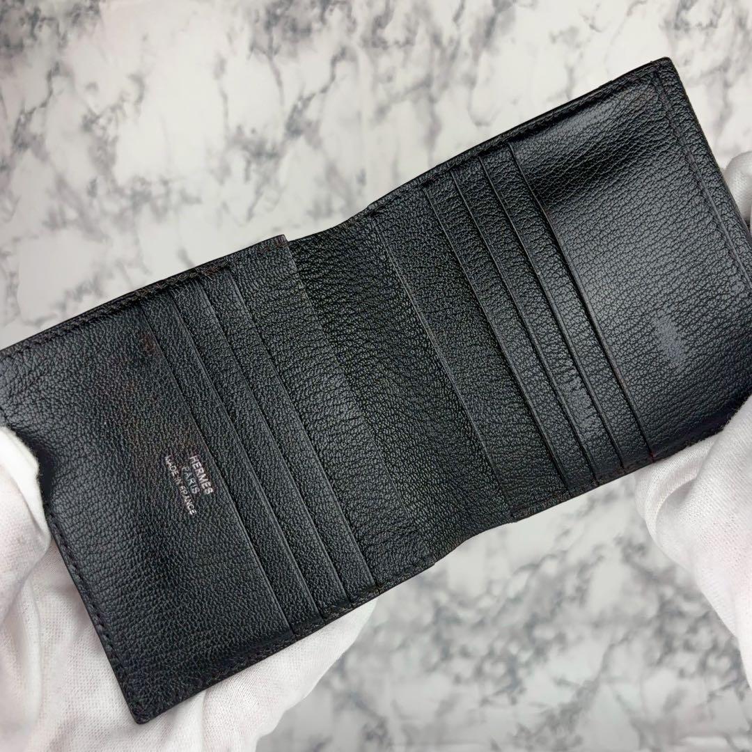 146 HERMES ベアン レクトベルソ 三つ折り財布
