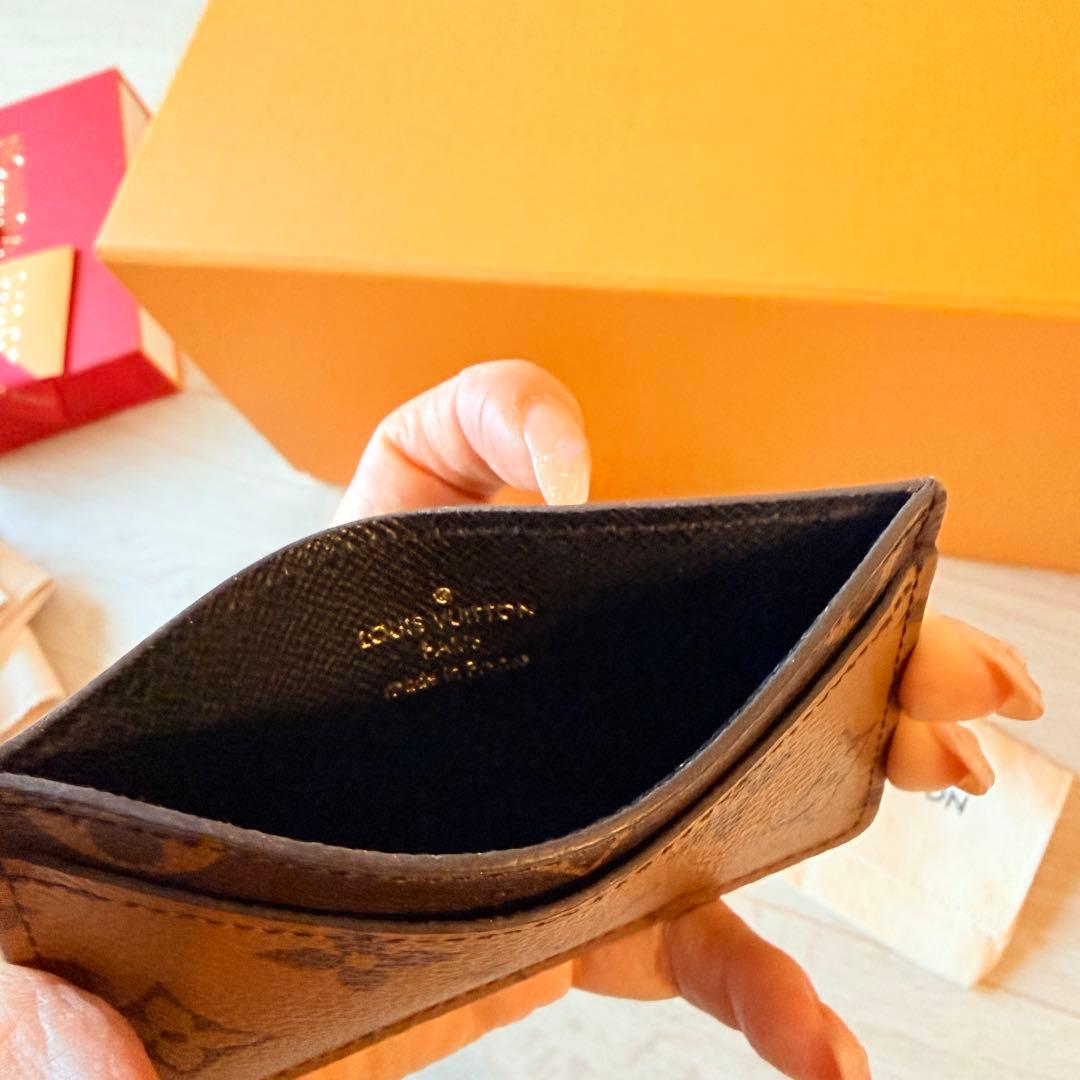 極美品✨ LOUIS VUITTON カードケースモノグラム リバース