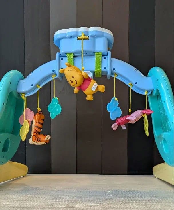 【美品】 えらべる回転6wayジムにへんしんメリー プーメリー くまのプーさん