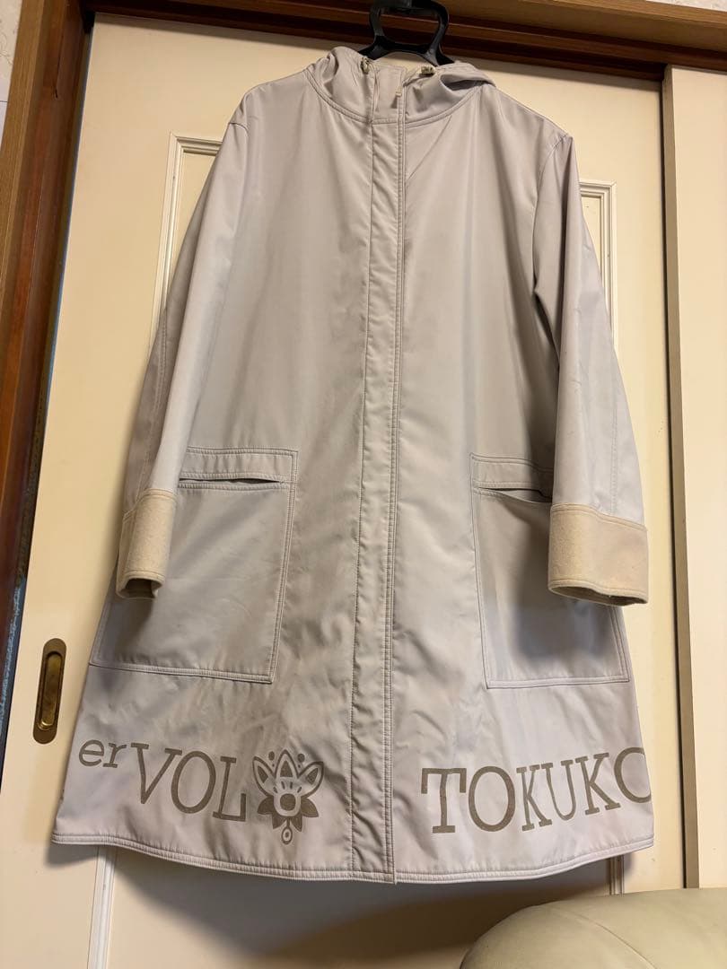 TOKUKO 花柄フード付きコート サイズ9