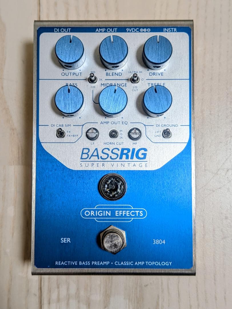 ベース ORIGIN EFFECTS BassRIG Super Vintage