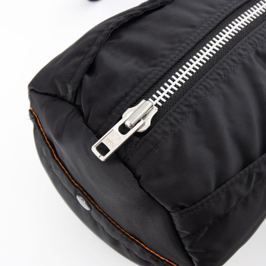 A190【美品】ポーター／タンカー　ミニボストンバッグ　ダッフル　ナイロン　黒