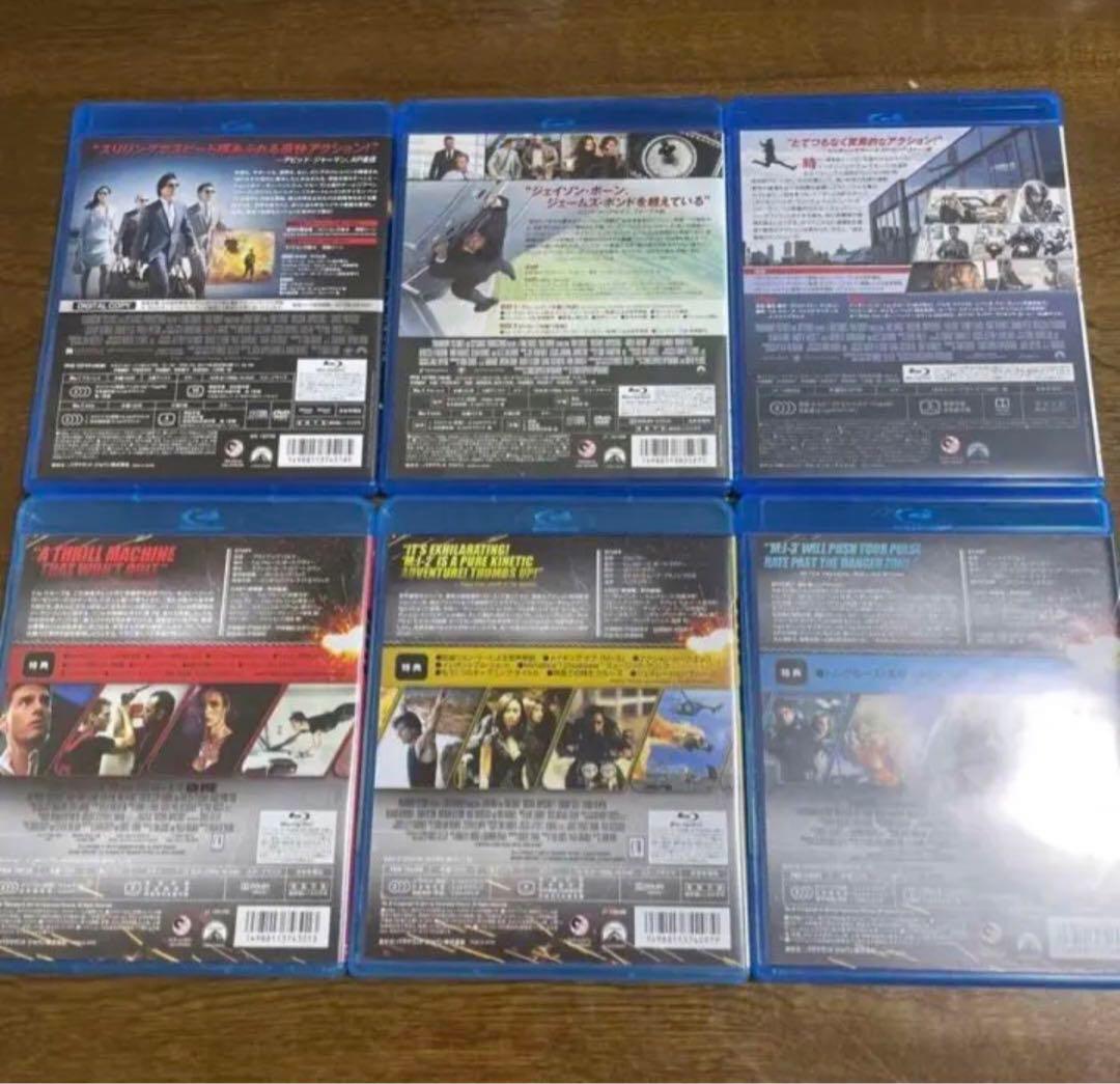 ミッションインポッシブル Blu-ray6作品セット。吹き替えあり。