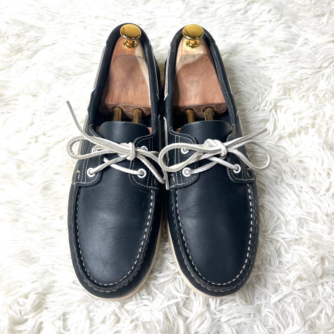 【美品】 パラブーツ デッキシューズ BARTH ネイビー 28.0cm