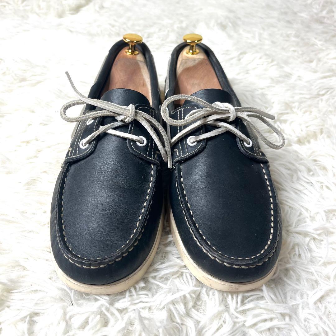 【美品】 パラブーツ デッキシューズ BARTH ネイビー 28.0cm