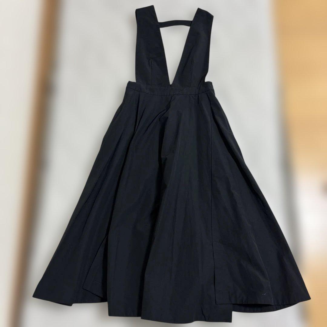 ナゴンスタンス クロス フレアJumper skirt ブラック