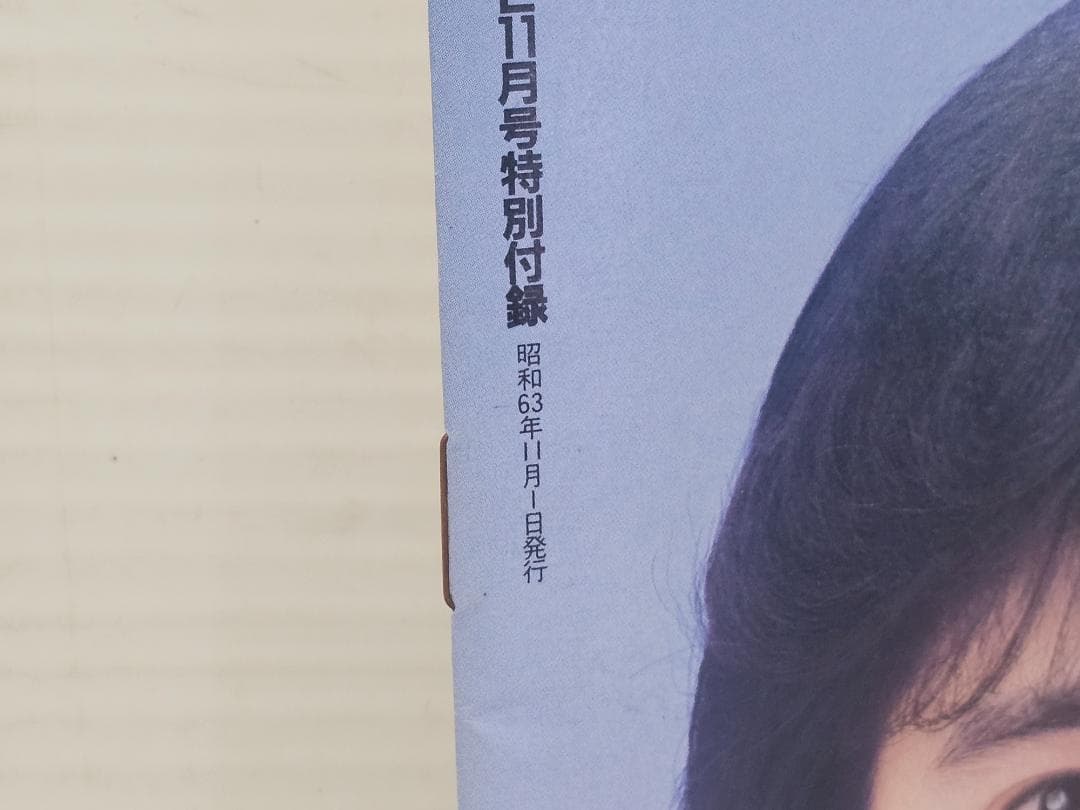 超美品！昭和63年11月1日発行/ＯＲＥ 11月号特別付録/南野陽子 浅香唯 他
