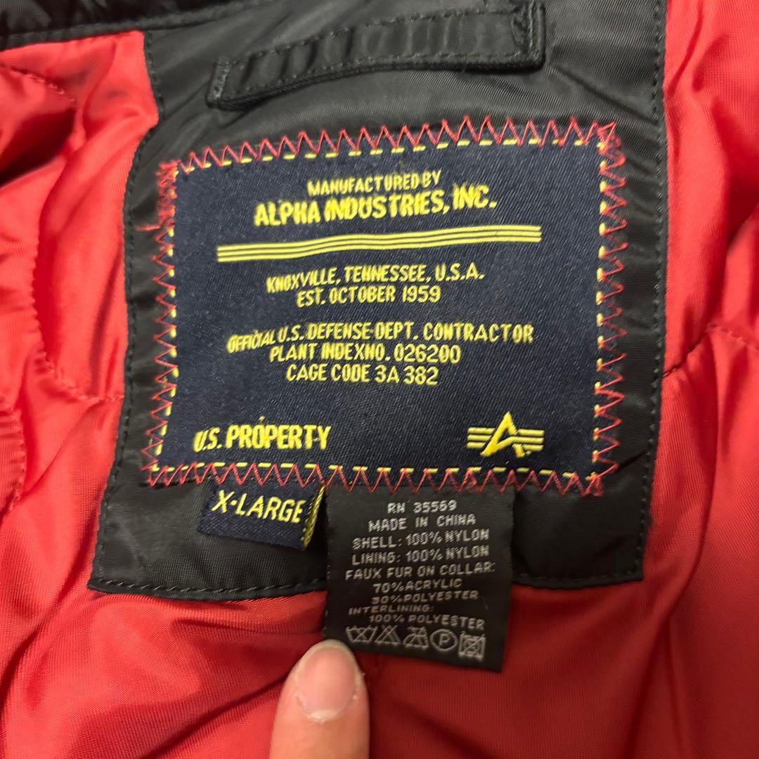 ALPHAINDUSTRIES 50周年フライトジャケットWAIPER特注