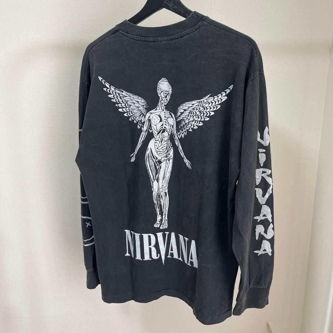 NIRVANA ロンT Bootleg カートコバーン in utero 古着