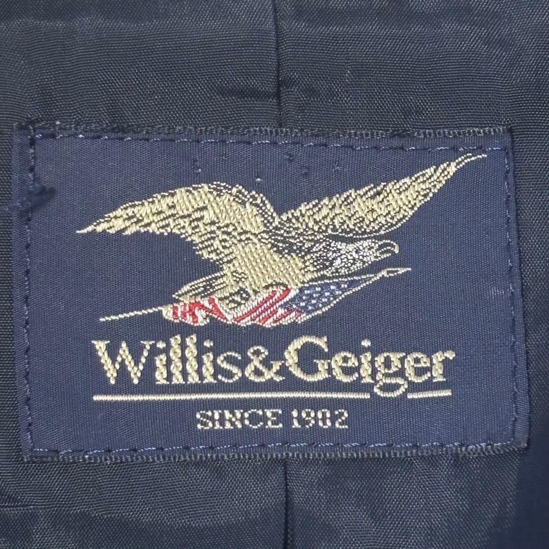 Wilis &  ウィリスアンドガイガー紺ブレ金ボタン ダブル6B