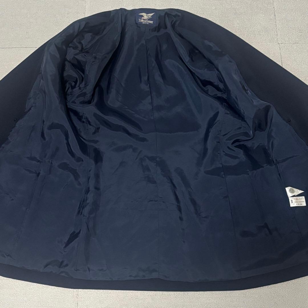 Wilis &  ウィリスアンドガイガー紺ブレ金ボタン ダブル6B