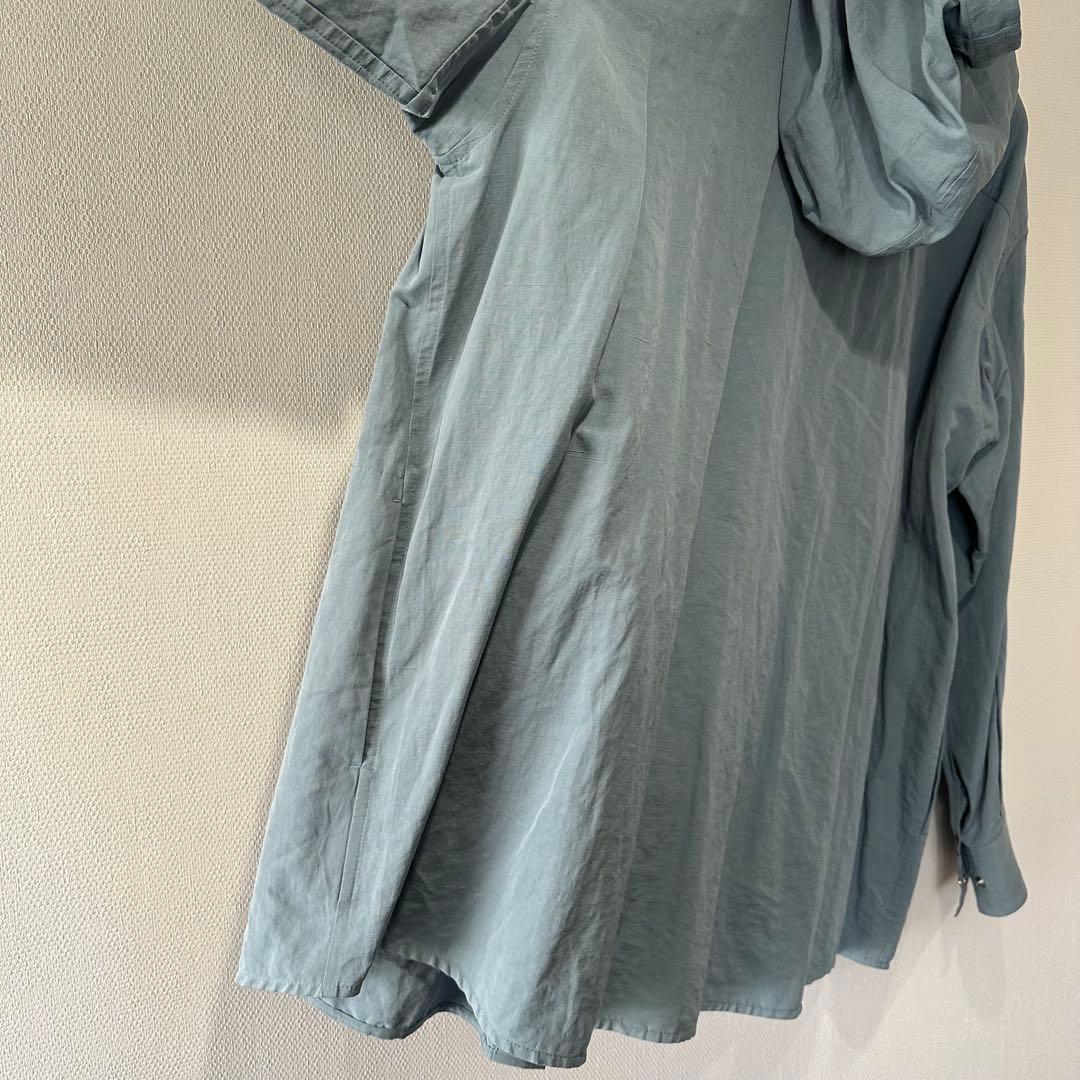 JIL SANDER + ミリタリー モッズコート ブルー 48