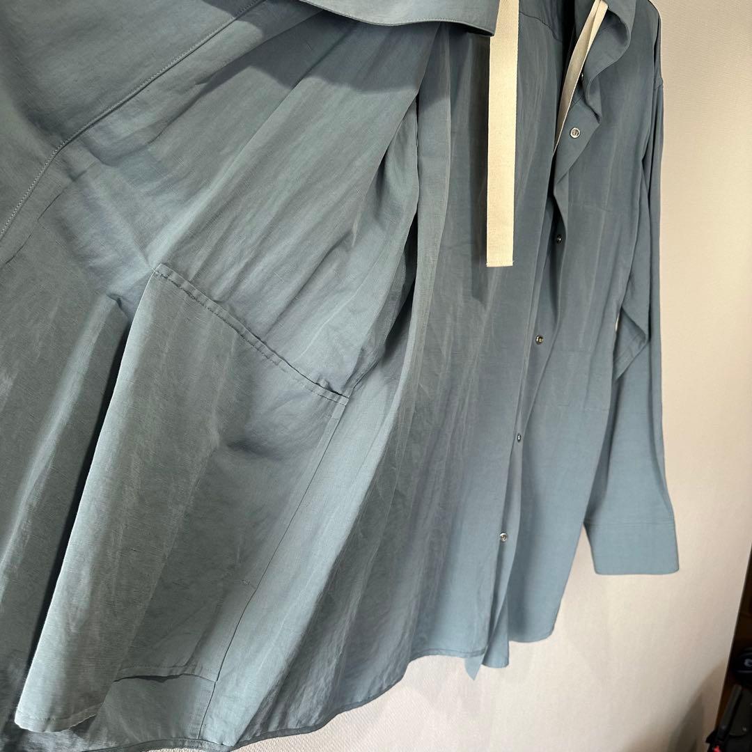 JIL SANDER + ミリタリー モッズコート ブルー 48