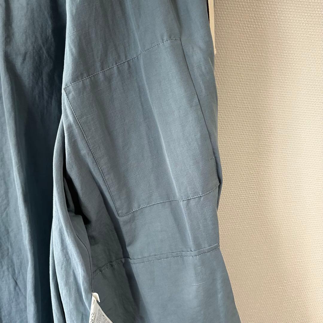 JIL SANDER + ミリタリー モッズコート ブルー 48