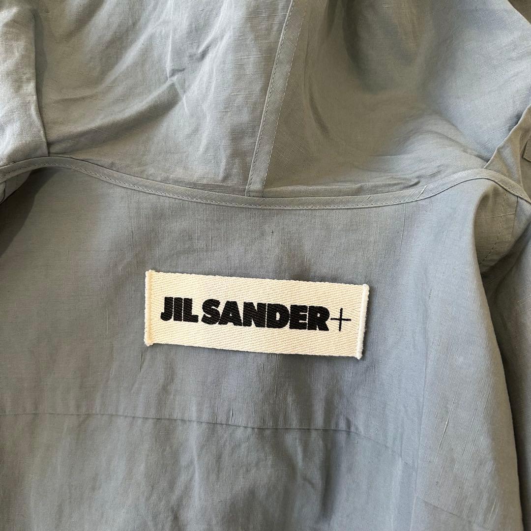 JIL SANDER + ミリタリー モッズコート ブルー 48