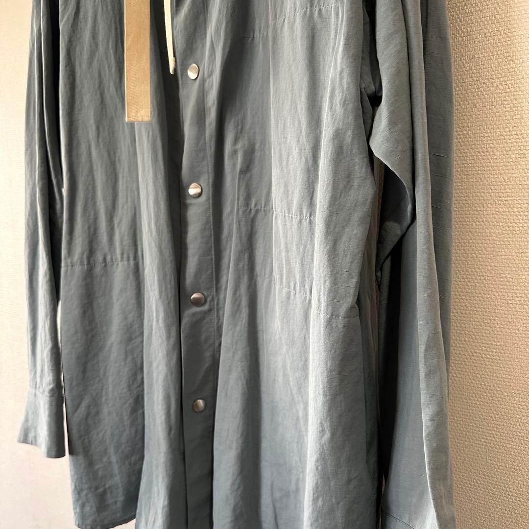 JIL SANDER + ミリタリー モッズコート ブルー 48