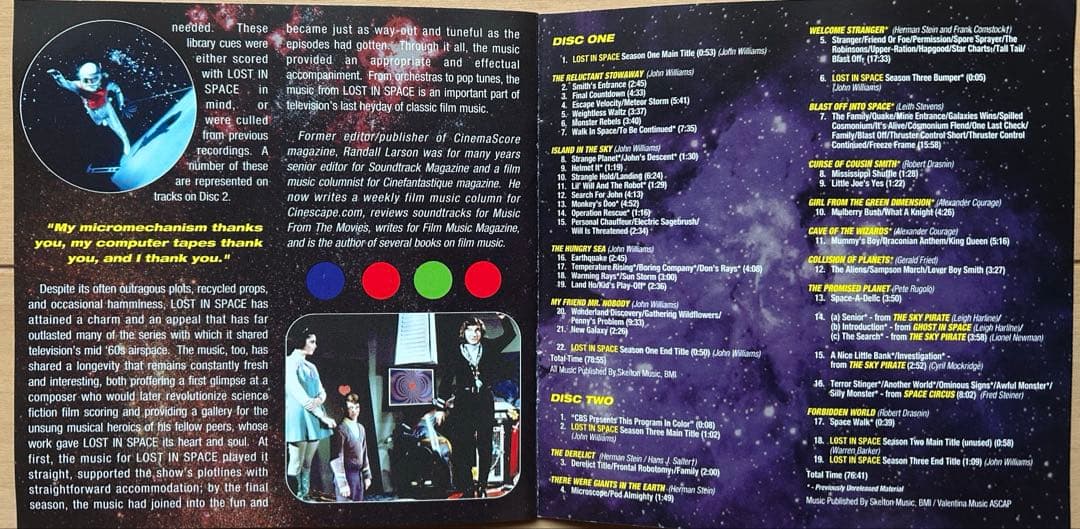 宇宙家族ロビンソン　40周年エディション　サントラCD　音楽ジョン・ウィリアムズ