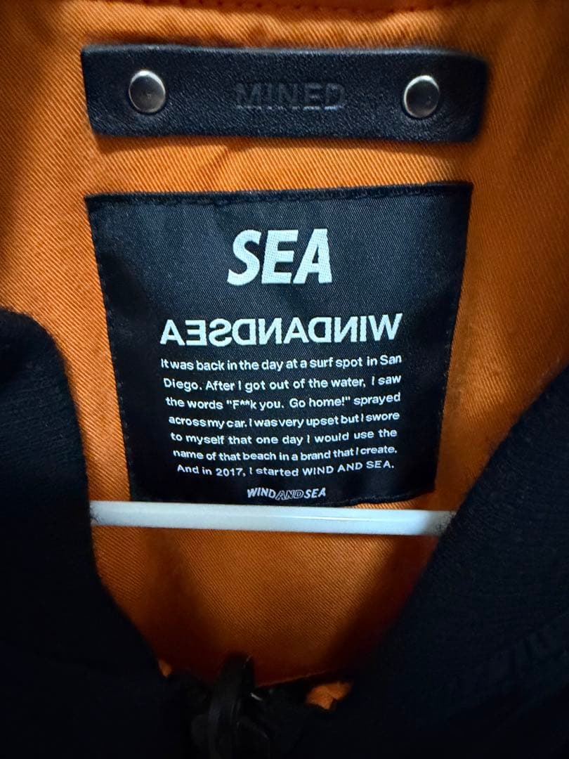 WIND AND SEA×MINEDENIM ma1