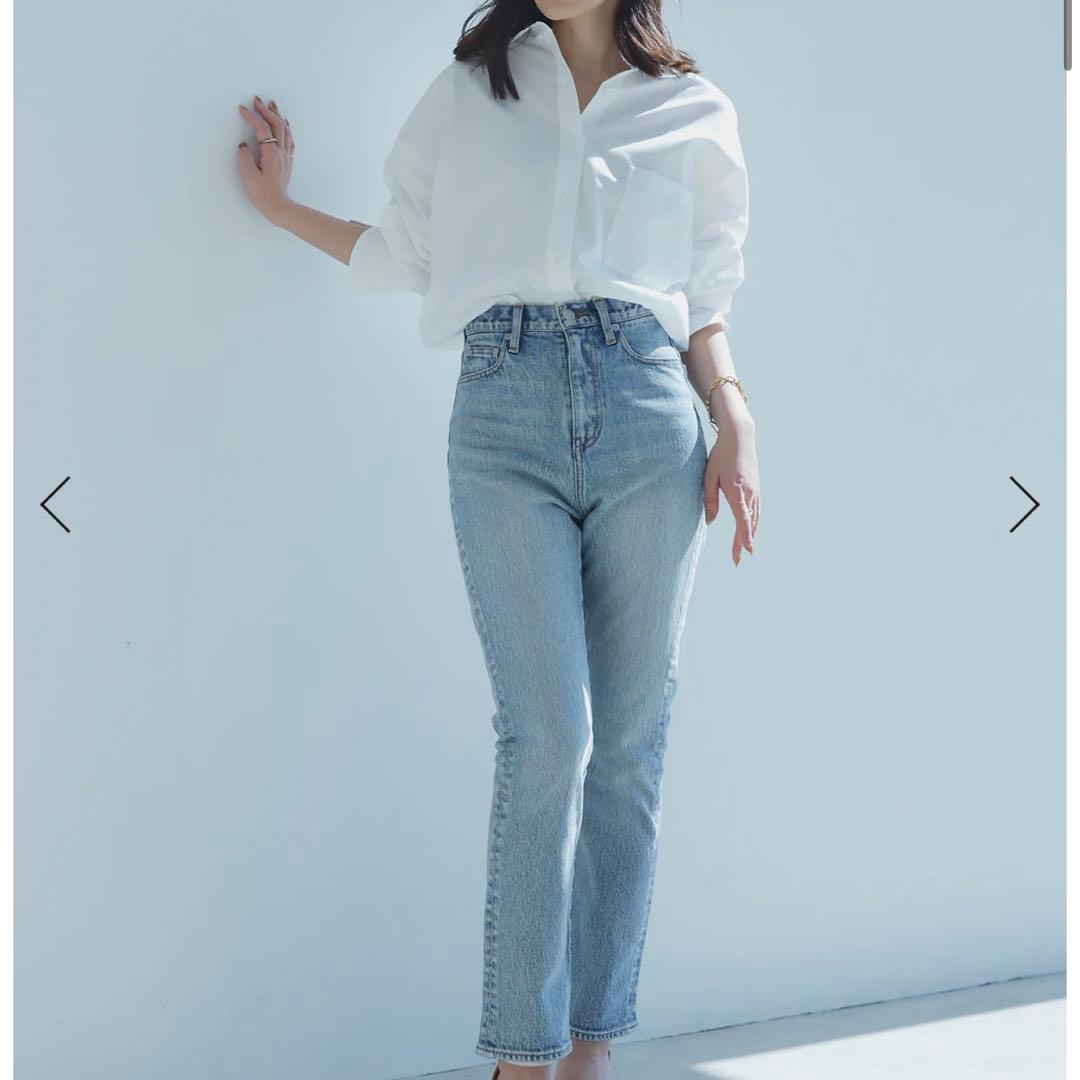 anuansアニュアンス　Slim straight denim