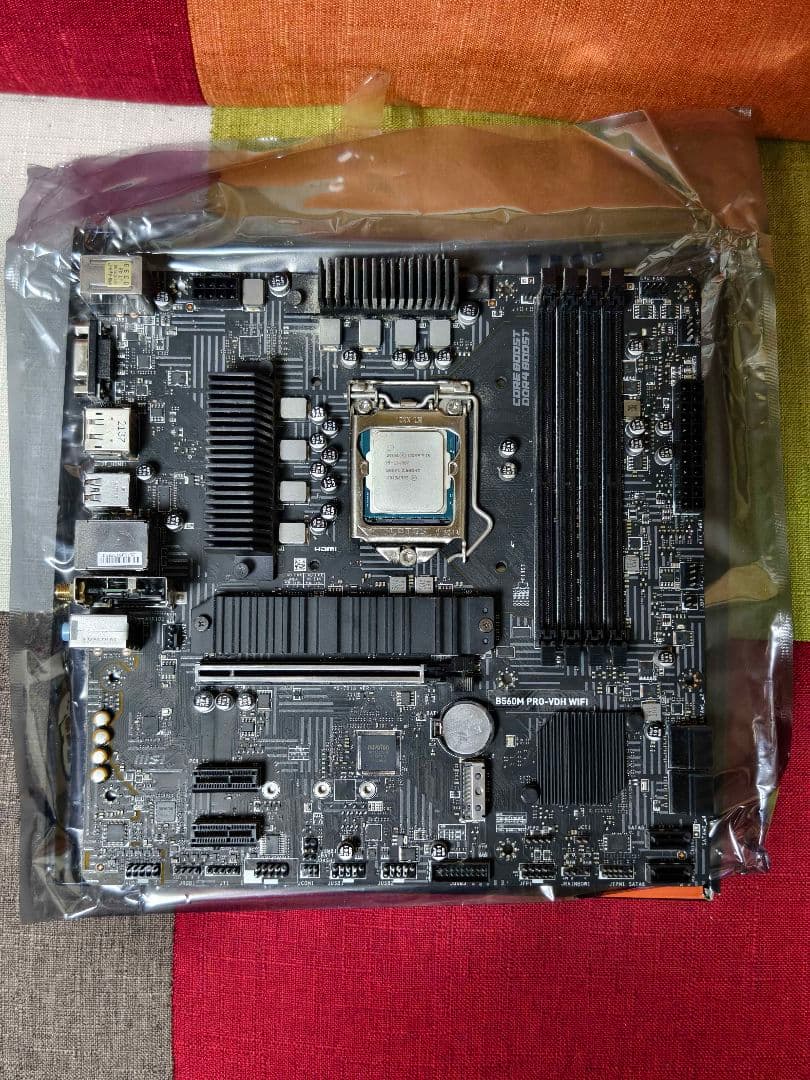 マザーボード Core i5 11400F + MSI B560M PRO-VDH WIFI