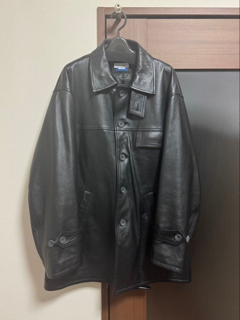 MAISONSPECIAL シープレザーカーコート