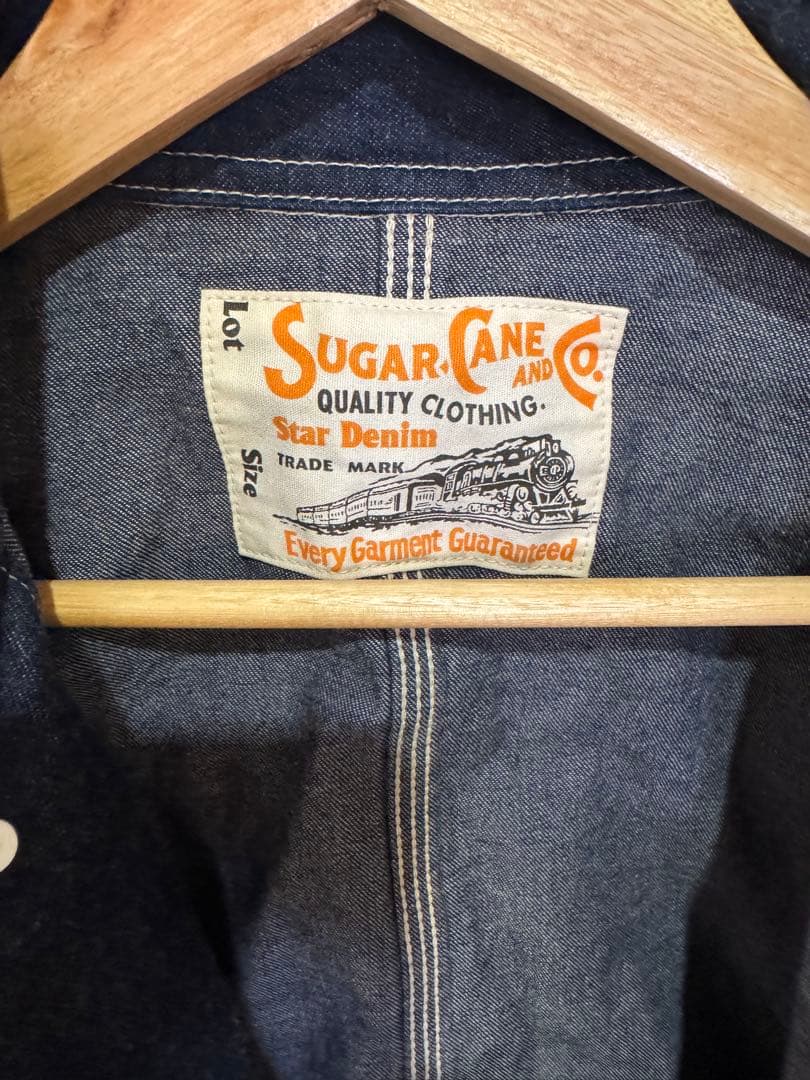 SUGAR CANE デニムワークコート SC14371 L〜XL相当