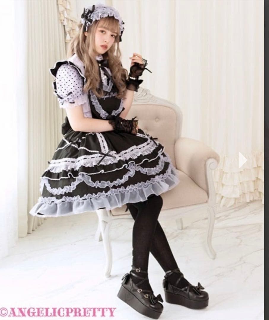 m*4様 Heart胸あて付スカート　カチューシャ　セット　まとめ売り　JSK