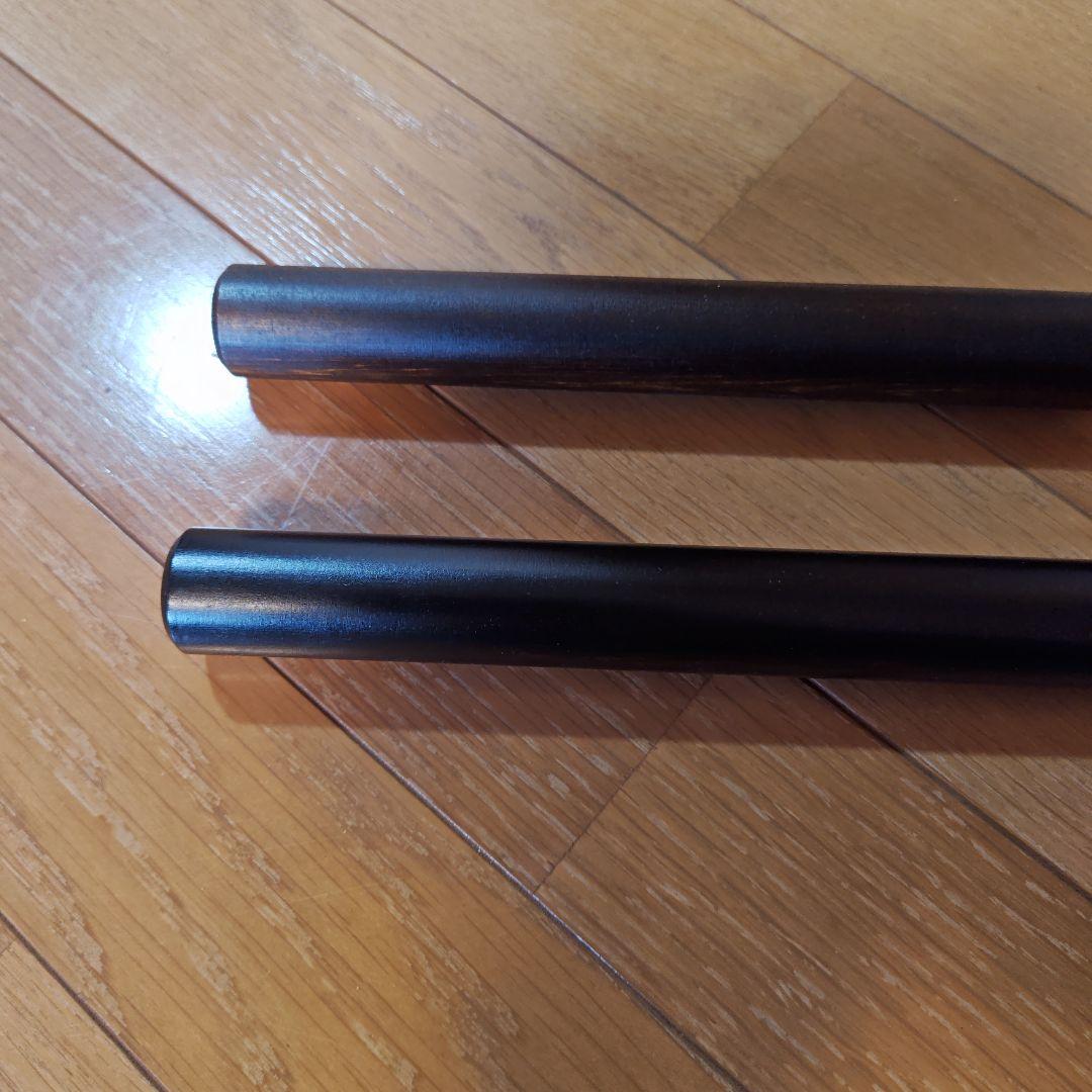 川越そばの会　漆塗り麺棒90cm　2本