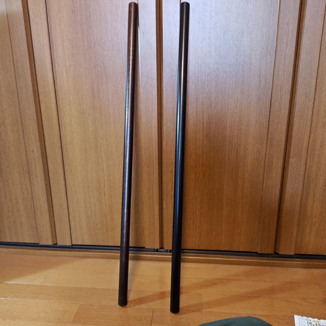 川越そばの会　漆塗り麺棒90cm　2本