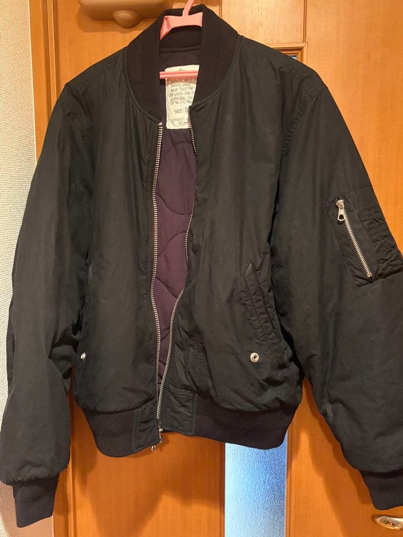 Stussy MA-1ジャケット オレンジ・黒