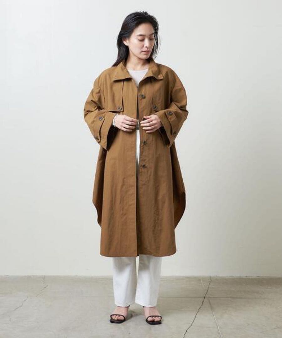 MARW UNITED ARROWS ロングコート ポンチョ風コート