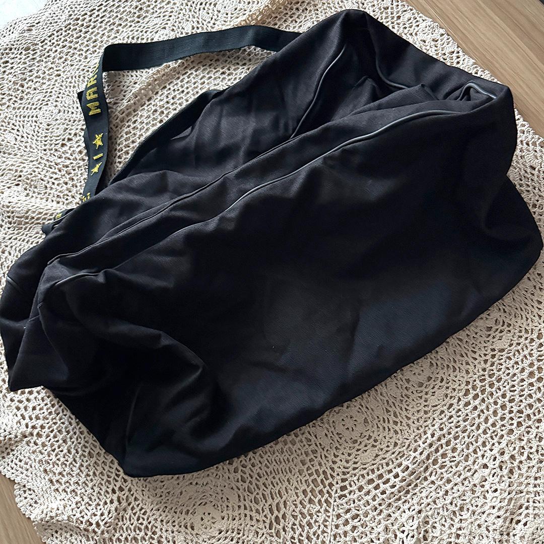 【実物USED】MARINA MILITARE ショルダー ダッフルバッグ 黒