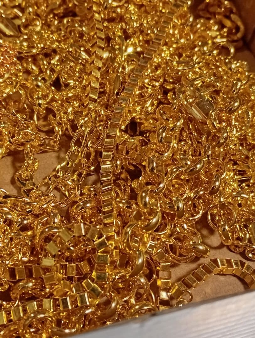 金メッキアクセサリー　まとめ約3kg