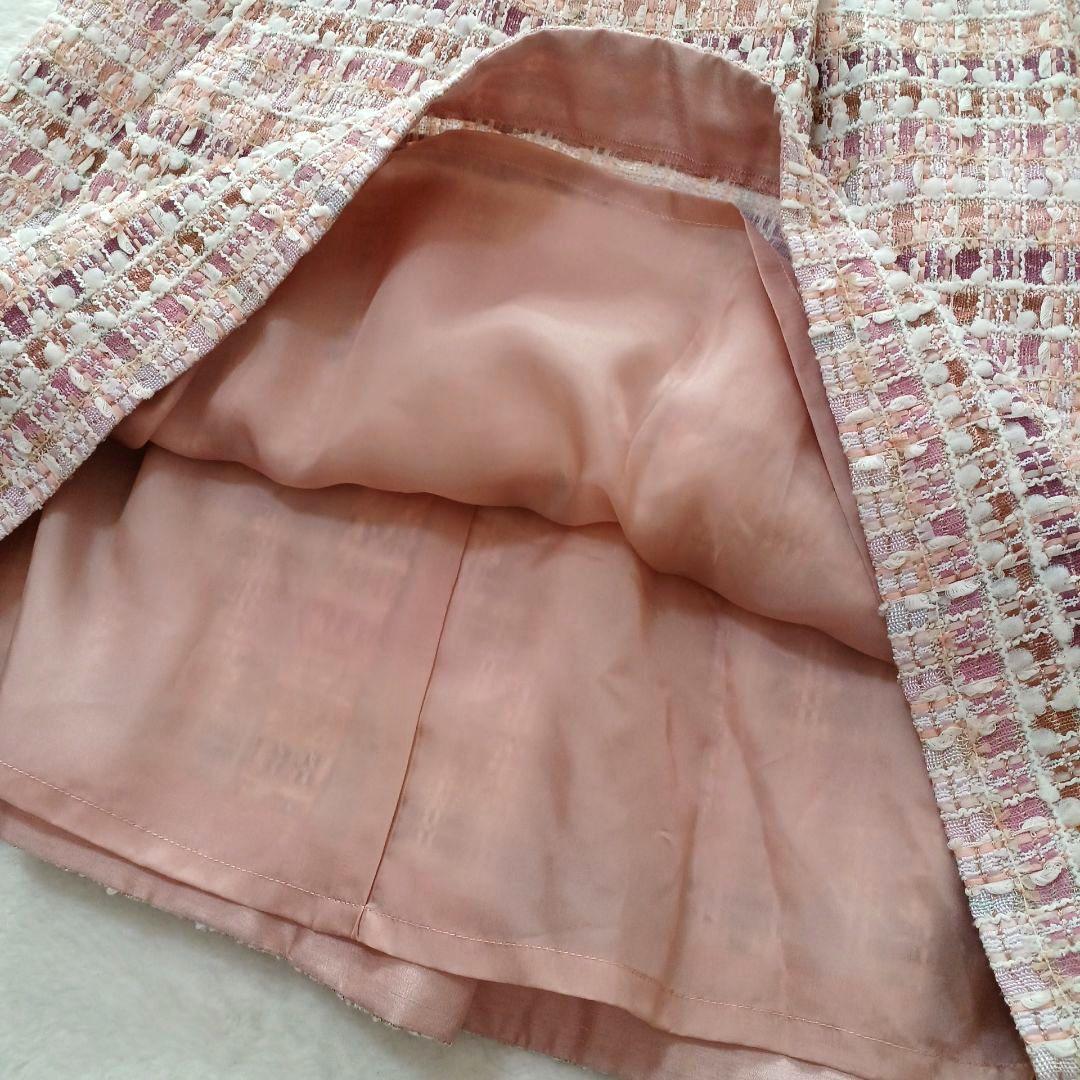 DAMA Collection　ダーマコレクション ラメ ツイードワンピース