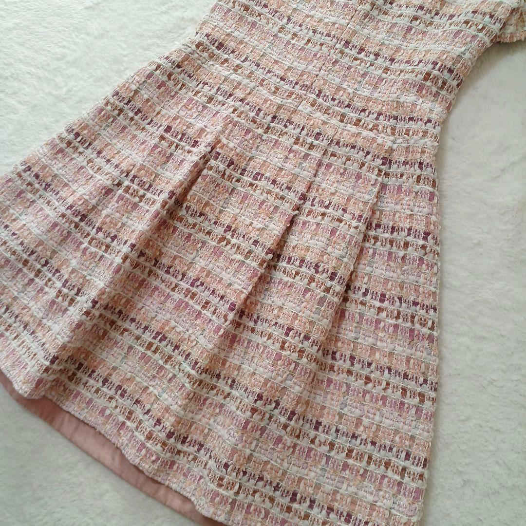 DAMA Collection　ダーマコレクション ラメ ツイードワンピース