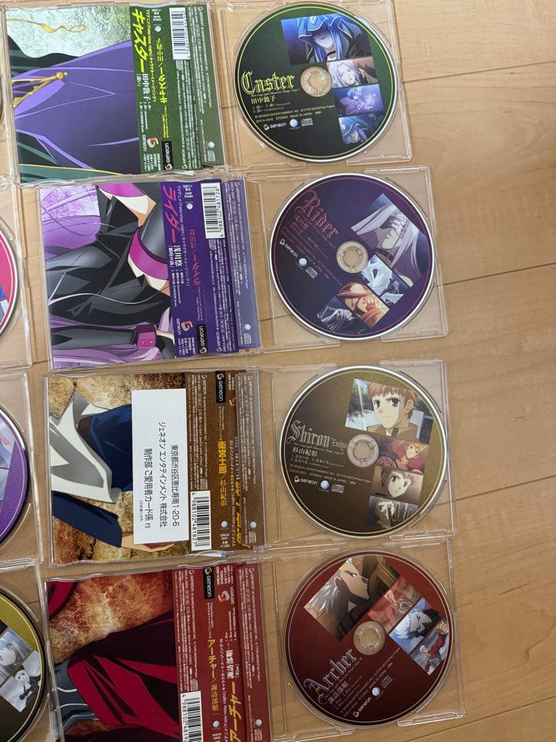 Fate/stay night キャラクターイメージソング　9枚まとめ売り