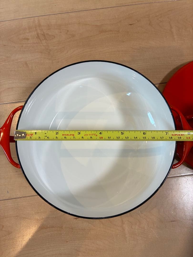 未使用品　DANSK ダンスク コベンスタイル 両手鍋 18cm ホーロー　赤