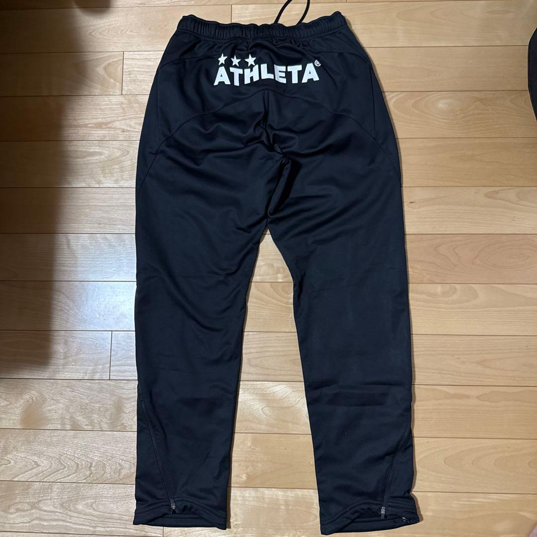ATHLETA 上下ピステ・ウィンドブレーカー セットアップ Lサイズ 黒